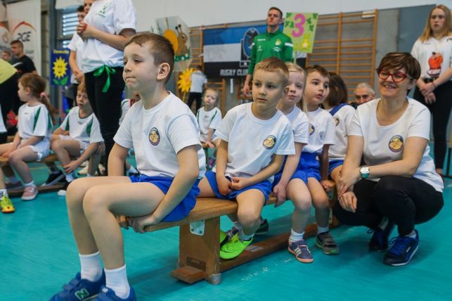 XXVII Wiosenne Igrzyska Przedszkolaków - sportowa rywalizacja na parkiecie "Energii" [FOTO] - Zdjęcie główne