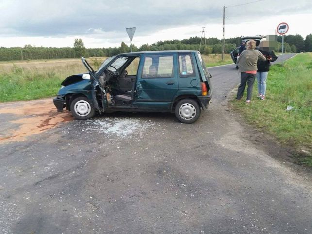 Wypadek w Sobkach - gm. Zelów - Zdjęcie główne