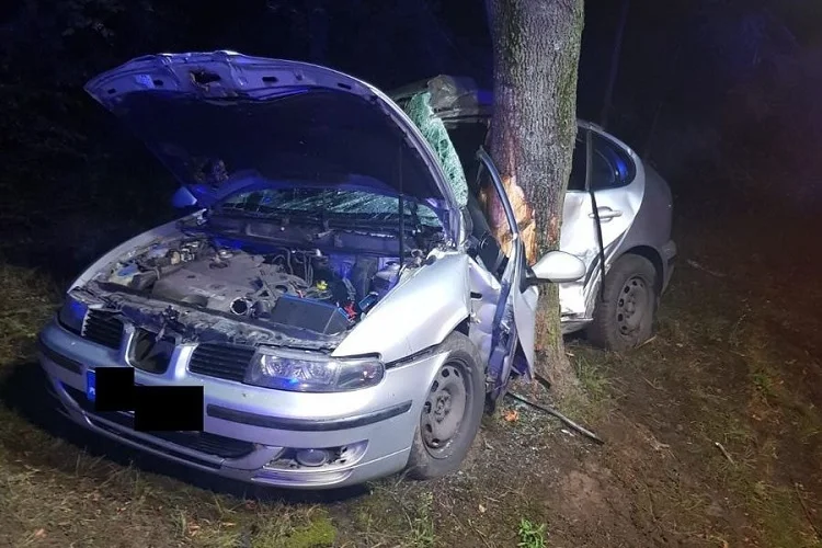 Tragiczny wypadek w Kolonii Chabielice. Nie żyje młody kierowca [FOTO] - Zdjęcie główne