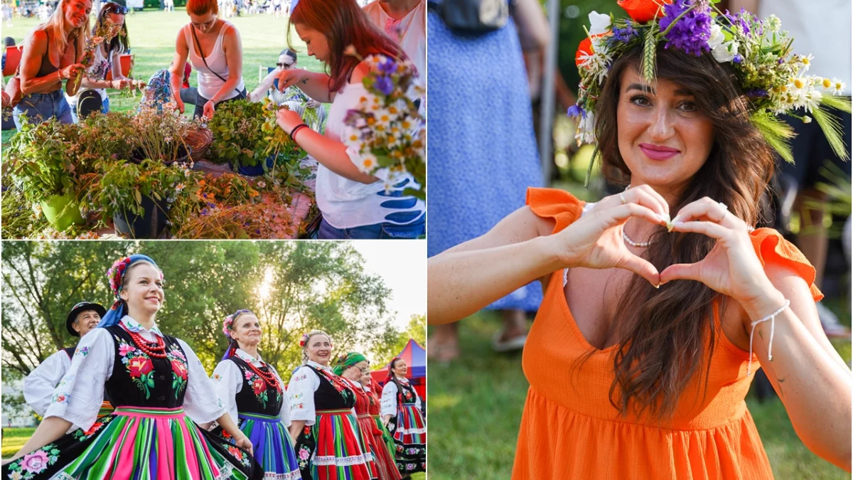 Bełchatowianie przywitali pierwszy dzień lata. Wianki nad Rakówką [FOTO]