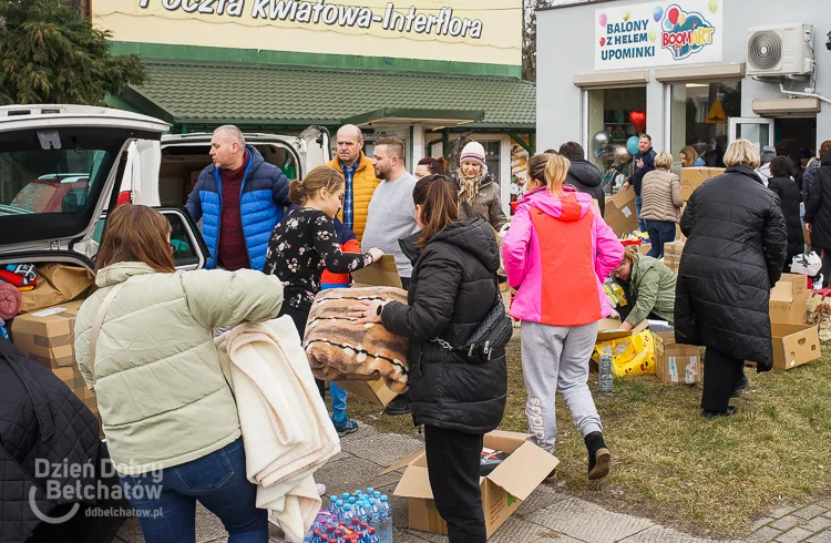 Bełchatowianie włączyli się w inicjatywę pomocy uchodźcom