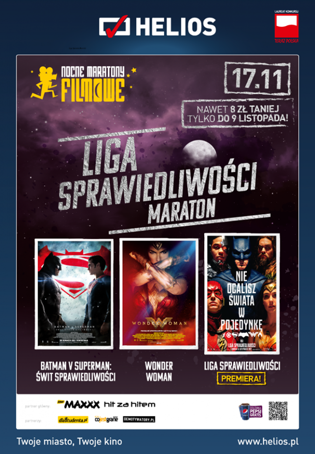 Maraton Ligi Sprawiedliwości w kinach Helios! - Zdjęcie główne