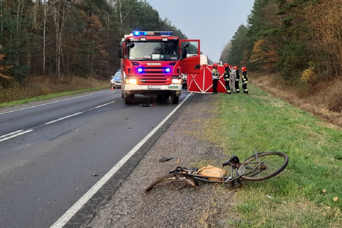 Tragedia na krajowej 91. Nie żyje starsza kobieta - Zdjęcie główne