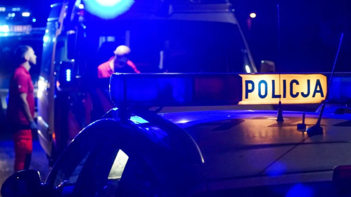 Dramatyczne sceny pod Bełchatowem. Życie mężczyzny było zagrożone