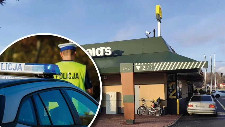 Awantura koło McDonald's. 75-latek wyjął nóż, a kierowca bronił się… poziomicą - Zdjęcie główne