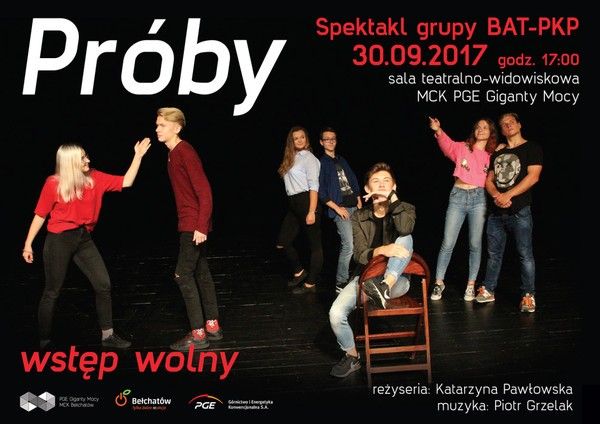 Spektakl "Próby" w wyk. grupy BAT-PKP - Zdjęcie główne