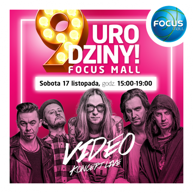 Pokaz iluzji, Bubble Show oraz koncert grupy Video, czyli 9. urodziny Focus Mall  - Zdjęcie główne