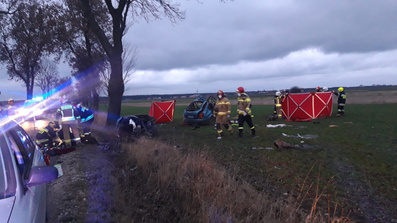 Śmiertelny wypadek w gm. Sulejów - zginęła matka i niemowlę