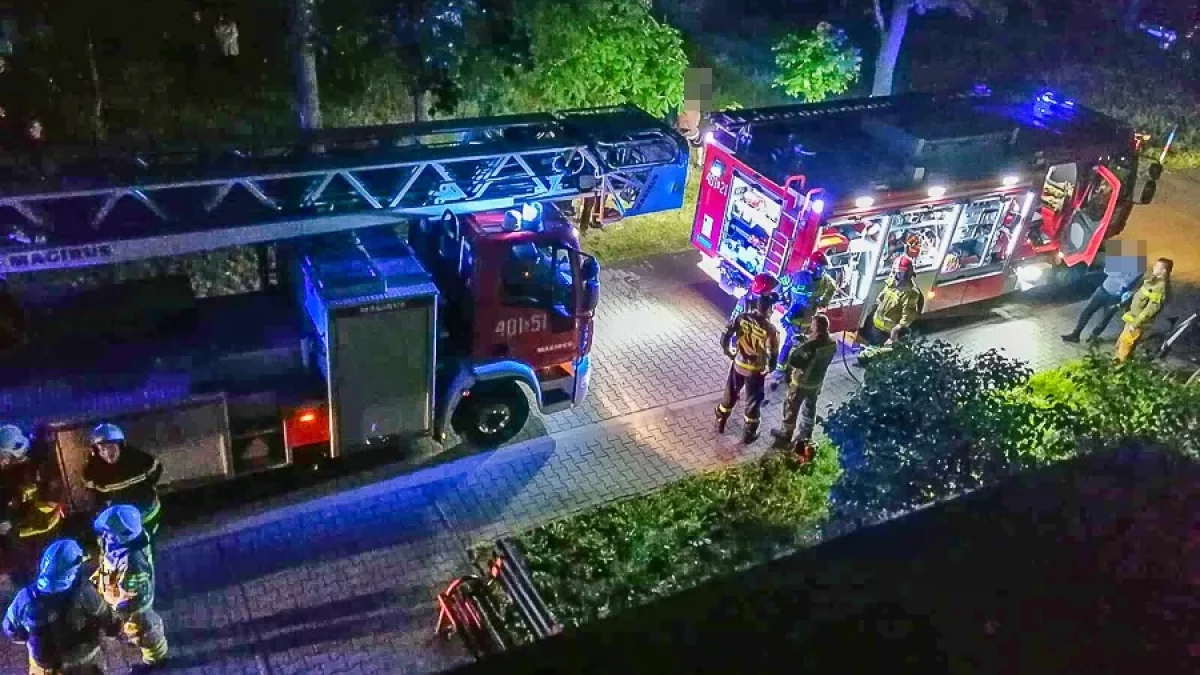 Pożar na 11. piętrze bloku na Dolnośląskim. Mieszkaniec zaalarmował służby ratunkowe - Zdjęcie główne