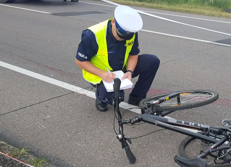 Zjechał ze ścieżki wprost pod koła audi. Policja szybko znalazła przyczynę jego zachowania - Zdjęcie główne