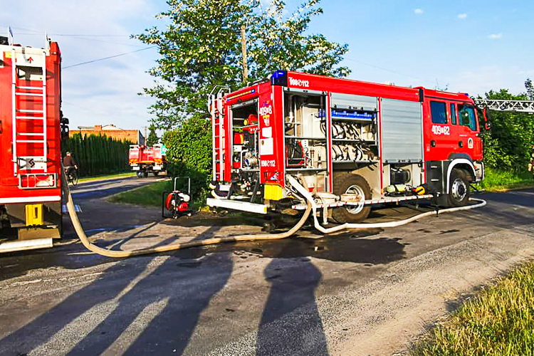 Pożar domu w Ignacowie. Wewnątrz znaleziono zwęglone zwłoki