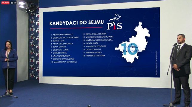 PiS prezentuje oficjalne listy wyborcze. Znamy wszystkich kandydatów z naszego okręgu - Zdjęcie główne