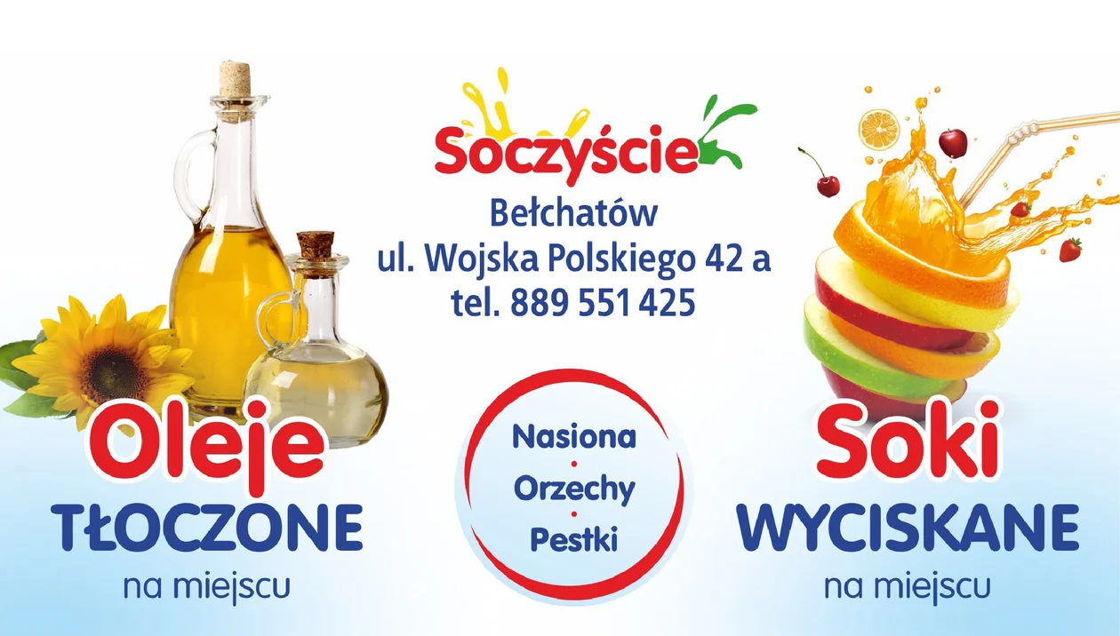 BIO żywność, oleje tłoczone na miejscu, świeże soki - NOWY SKLEP W BEŁCHATOWIE! - Zdjęcie główne