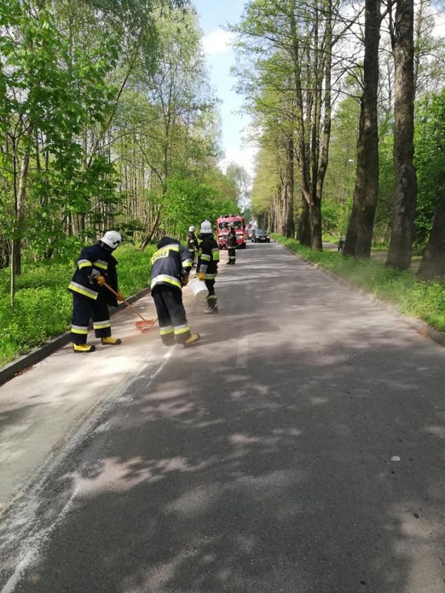 Ktoś zapaskudził Zelów. 7 zastępów i 30 strażaków w akcji [FOTO] - Zdjęcie główne