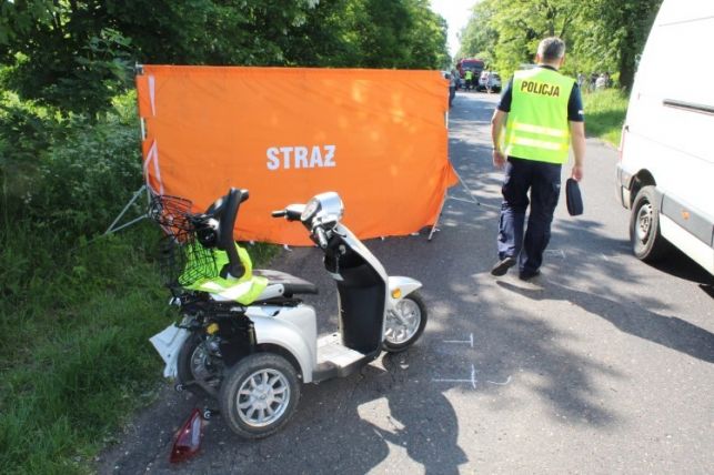 Śmiertelny wypadek. Zginął mężczyzna na wózku inwalidzkim - Zdjęcie główne