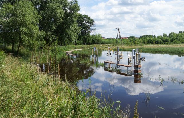 Miała być siłownia pod chmurką, a wyszła... sadzawka! Magistrat głowi się, jak rozwiązać niecodzienny problem - Zdjęcie główne