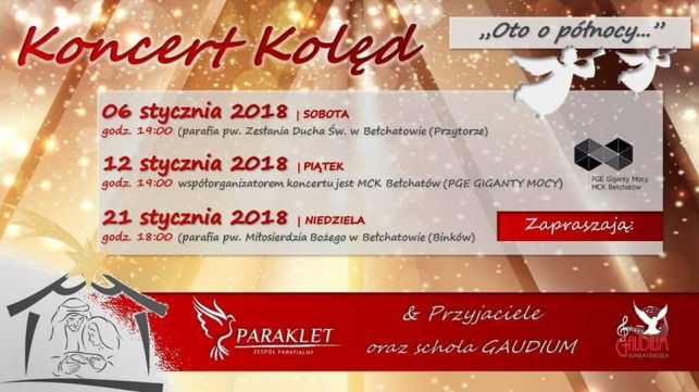 Koncert kolęd - zespół Paraklet - Zdjęcie główne