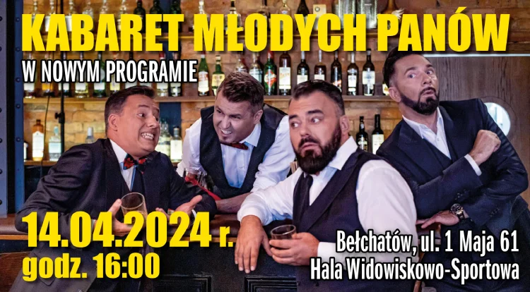 Kabaret Młodych Panów 14.04. w Bełchatowie. Kup bilet online - Zdjęcie główne