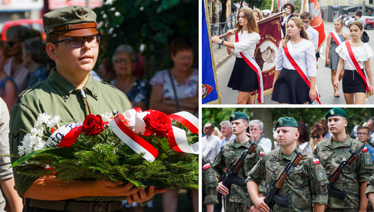 Rocznica Bitwy Warszawskiej w Bełchatowie. Kwiaty, salwa honorowa i msza święta w ogrodach [FOTO] - Zdjęcie główne