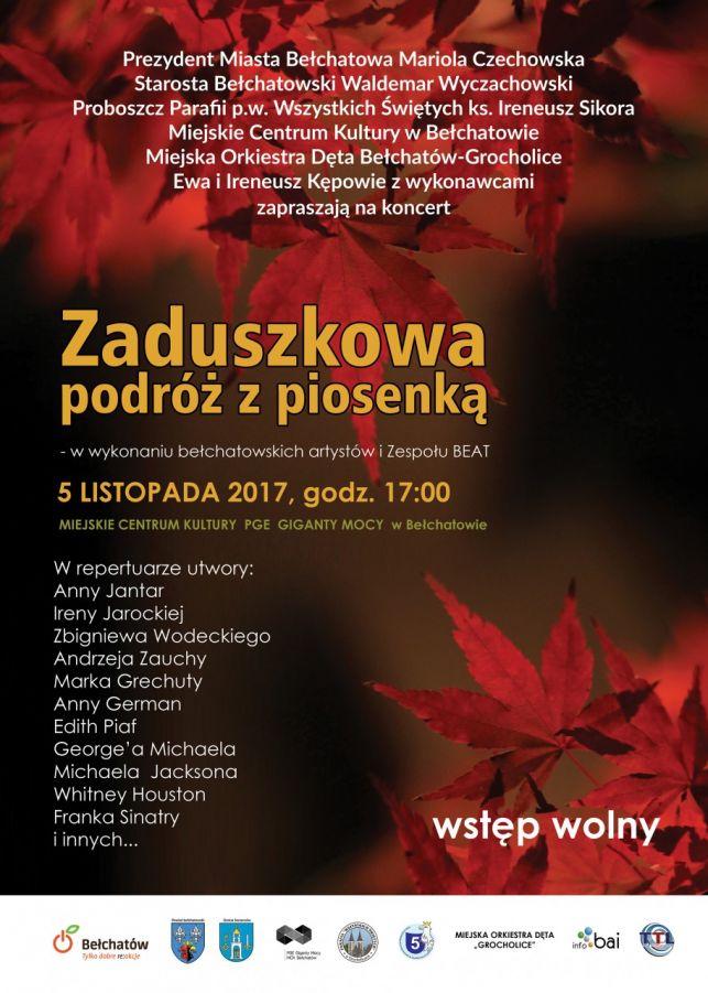 Zaduszkowy wieczór z piosenką - Zdjęcie główne