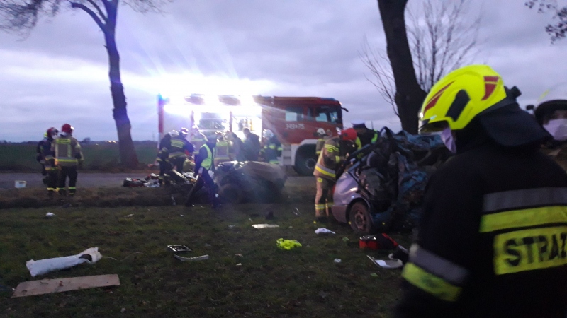 Śmiertelny wypadek w gm. Sulejów - zginęła matka i niemowlę