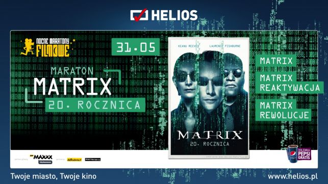 Nocny Maraton Filmowy - 3 filmy MATRIX - Zdjęcie główne