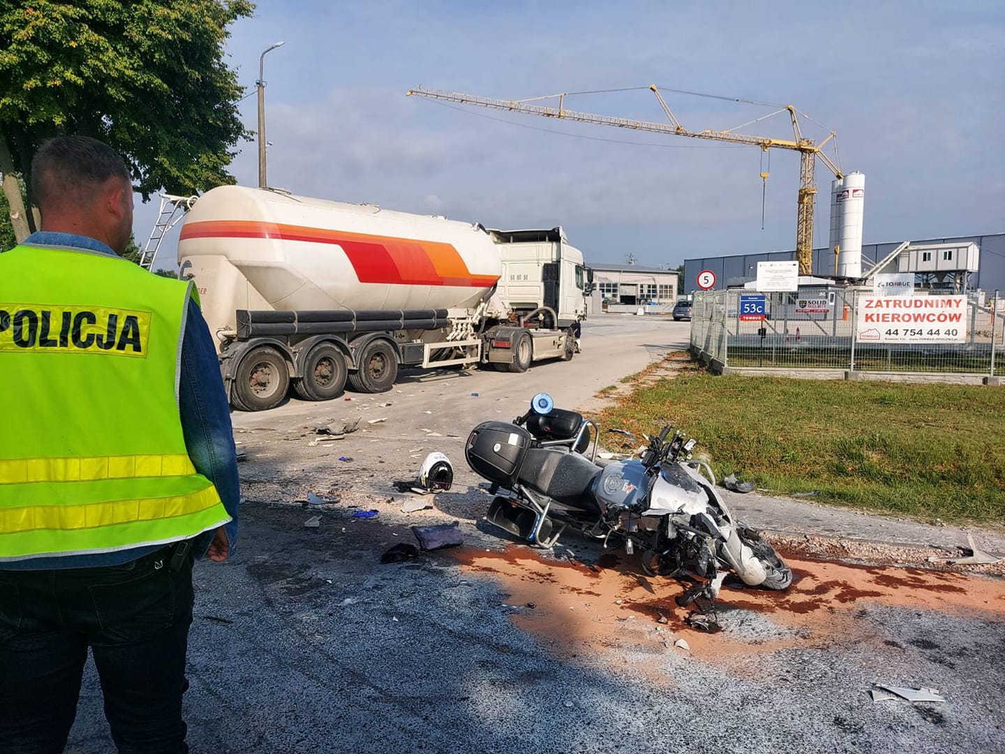 Policjant ciężko ranny podczas służby. Funkcjonariusze z Bełchatowa proszą o pomoc - Zdjęcie główne