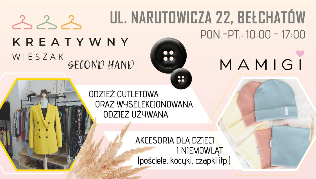 Nowy second hand i dziecięce ubranka ręcznej roboty w jednym miejscu? Sprawdź, gdzie! - Zdjęcie główne