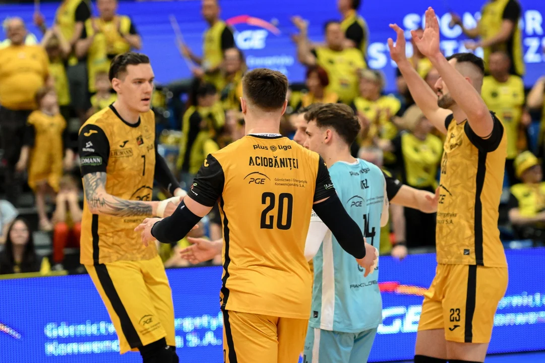 PlusLiga: PGE GiEK Skra Bełchatów wygrała na zakończenie fazy zasadniczej! - Zdjęcie główne