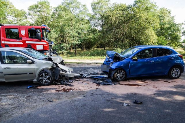 [AKTUALIZACJA]  Wypadek w Słupi.  Dziadek i wnuczek w szpitalu. A wszystko przez...  - Zdjęcie główne