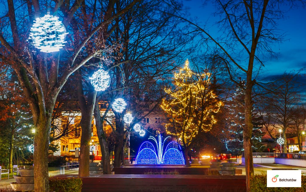 Świąteczne dekoracje w Bełchatowie