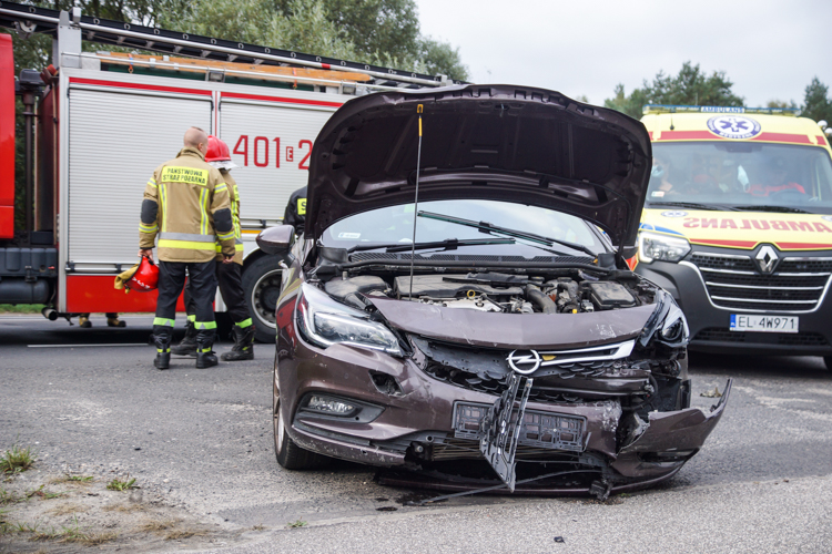 Wypadek na drodze w kierunku kopalni. Utrudnienia w ruchu [FOTO] - Zdjęcie główne