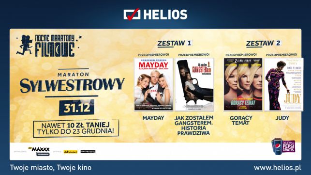 Noc Sylwestrowa z Kinem Helios! - Zdjęcie główne