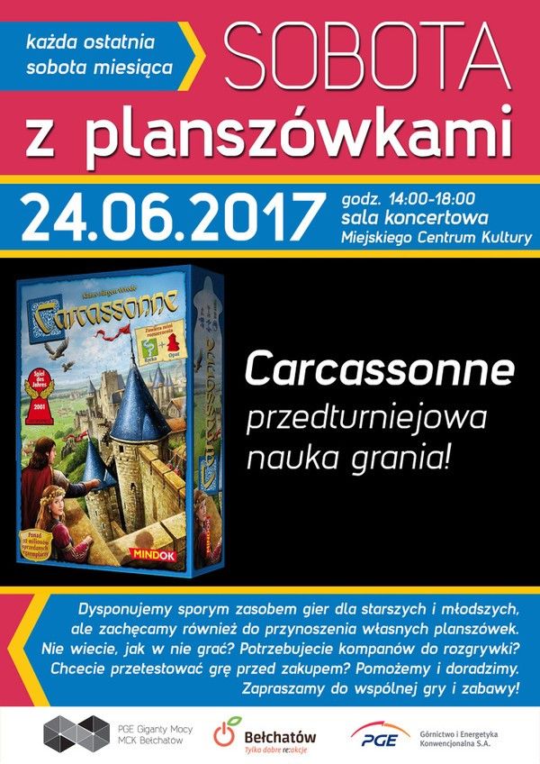 Sobota z planszówkami - rozgrywka w Carcassonne. - Zdjęcie główne