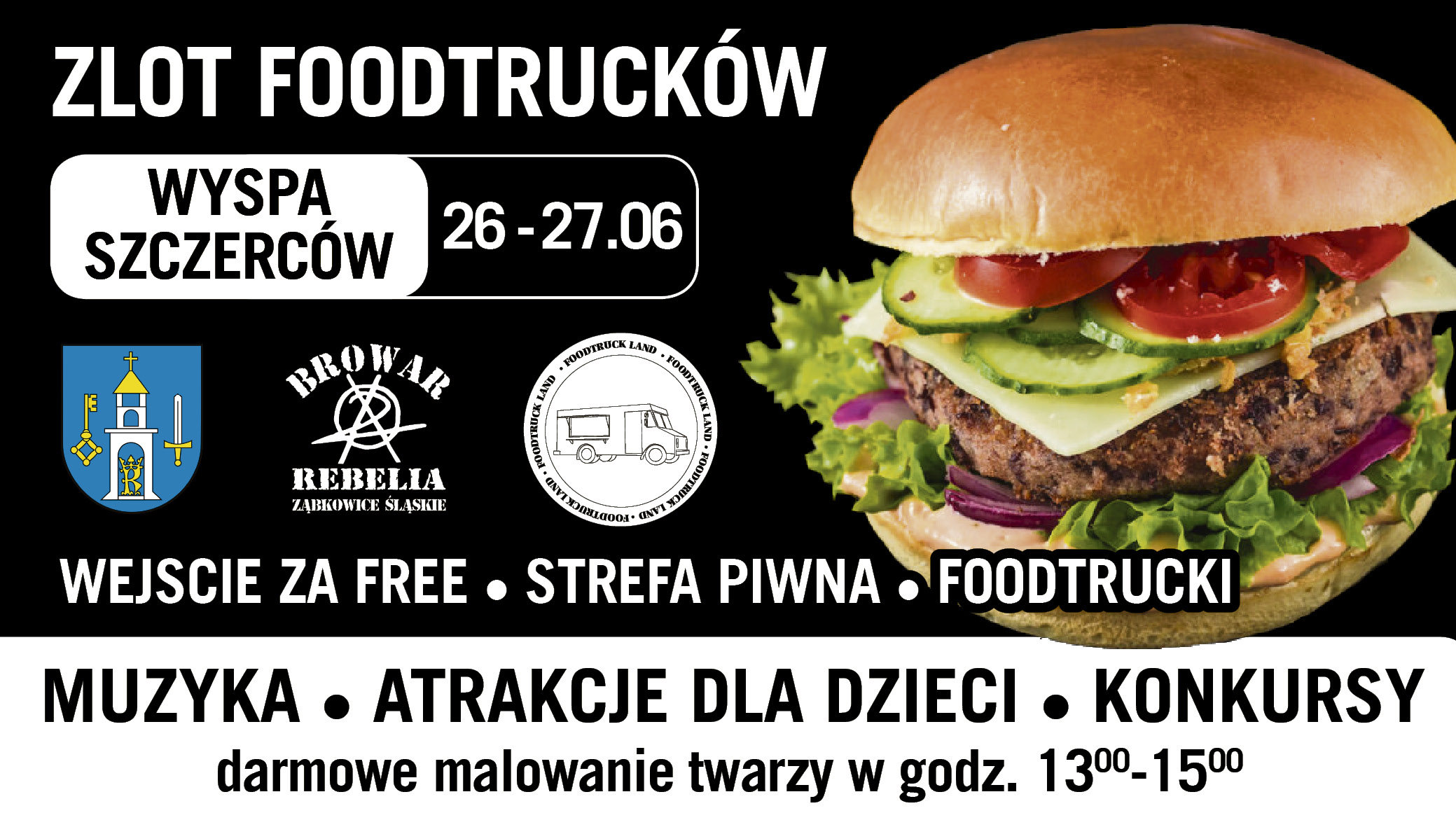 Zlot Food Trucków w Szczercowie! Pyszne jedzenie oraz wiele atrakcji dla każdego! - Zdjęcie główne