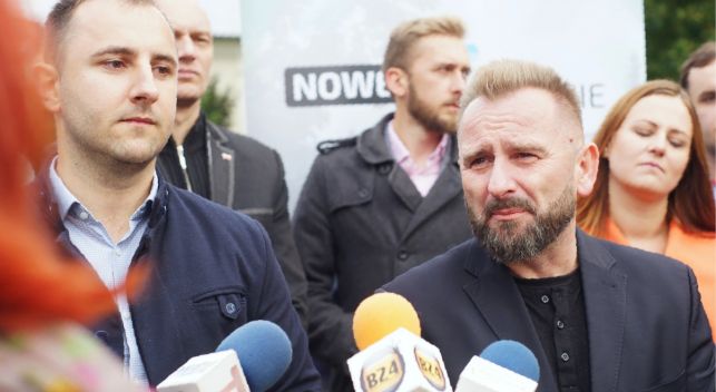 Poseł Liroy poparł Patryka Marjana  w wyścigu o fotel prezydenta Bełchatowa [VIDEO] - Zdjęcie główne