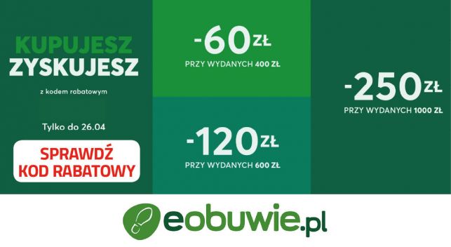 Weekendowa wyprzedaż butów w eobuwie.com.pl! Podajemy kod rabatowy - Zdjęcie główne