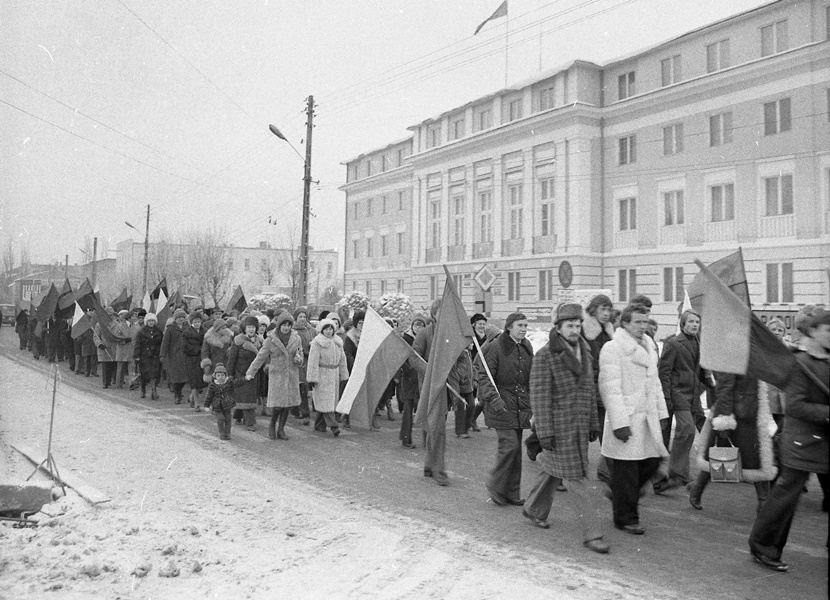 W przemarszach barbórkowych brali też udział mieszkańcy Bełchatowa/Fot. Archiwum KWB Bełchatów