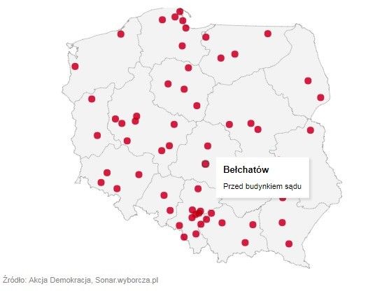 Znów będą manifestować przed bełchatowskim sądem - Zdjęcie główne