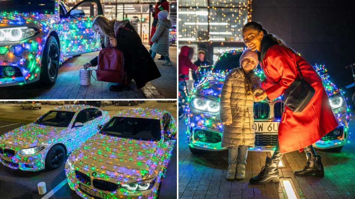 Mikołaj przesiadł się do BMW? Nietypowa akcja pod galerią [FOTO] - Zdjęcie główne