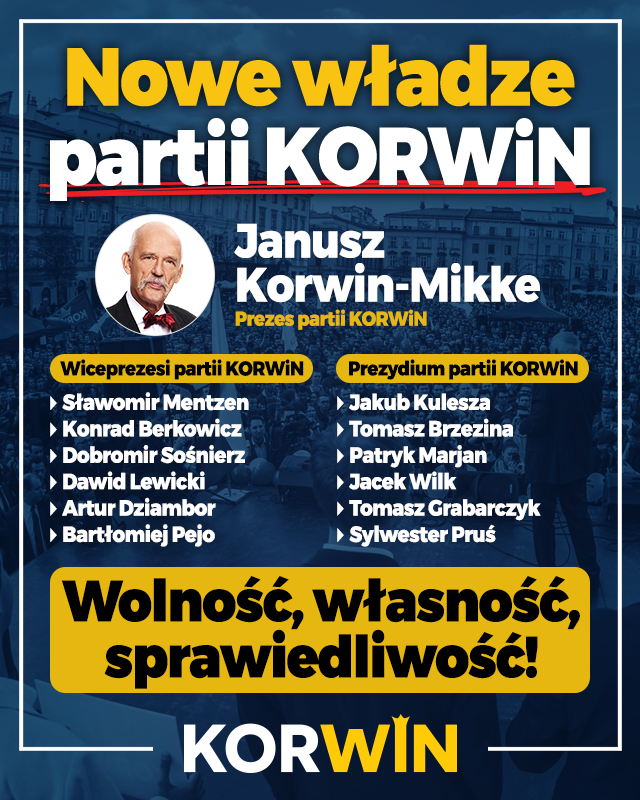 Bełchatowianin, Patryk Marjan będzie współrządził sejmową partią razem z Korwinem-Mikke - Zdjęcie główne