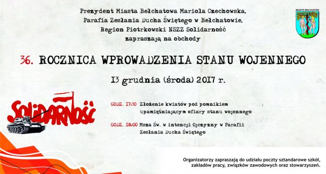 Rocznica wprowadzenia stanu wojennego - Zdjęcie główne