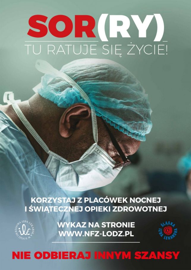 Lekarze z dramatycznym apelem do pacjentów: SOR(y) TU RATUJE SIĘ ŻYCIE - Zdjęcie główne