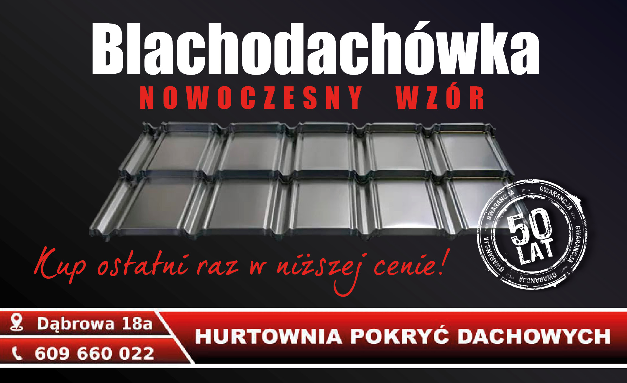 Ostatni raz w tak niskiej cenie! Nowoczesny wzór blachodachówki od Hurtowni Pokryć Dachowych - Zdjęcie główne