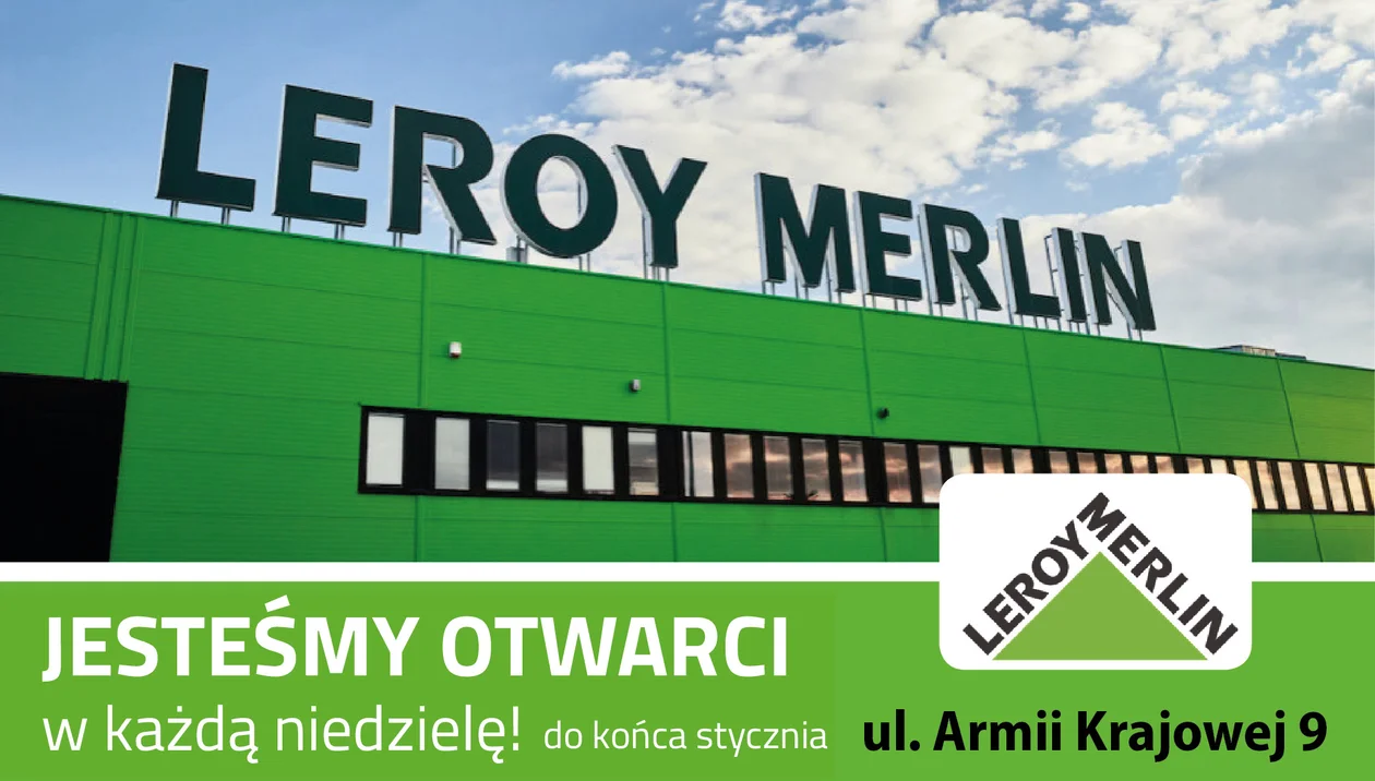 Leroy Merlin w Bełchatowie jest otwarty w każdą niedzielę! - Zdjęcie główne