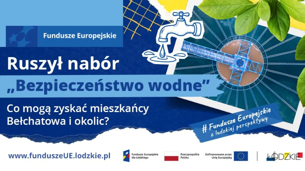 Ruszył nabór „Bezpieczeństwo wodne”. Co mogą zyskać mieszkańcy Bełchatowa i okolic?
