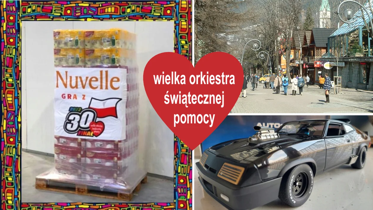 Paleta papieru toaletowego, weekend w Zakopanem i auto z Mad Max. Bełchatowskie aukcje WOŚP - Zdjęcie główne