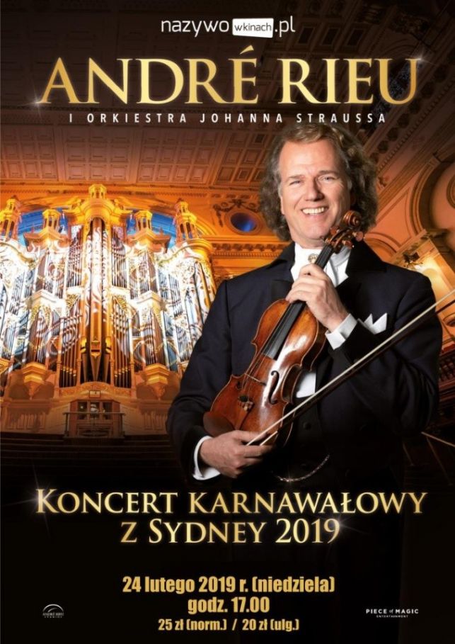 Koncert Karnawałowy Andre Rieu oraz Orkiestry Johanna Straussa - Zdjęcie główne