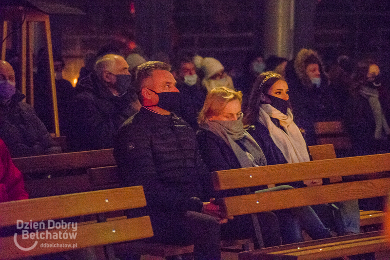 Pasterka w ogrodach Parafii Narodzenia NMP w Bełchatowie