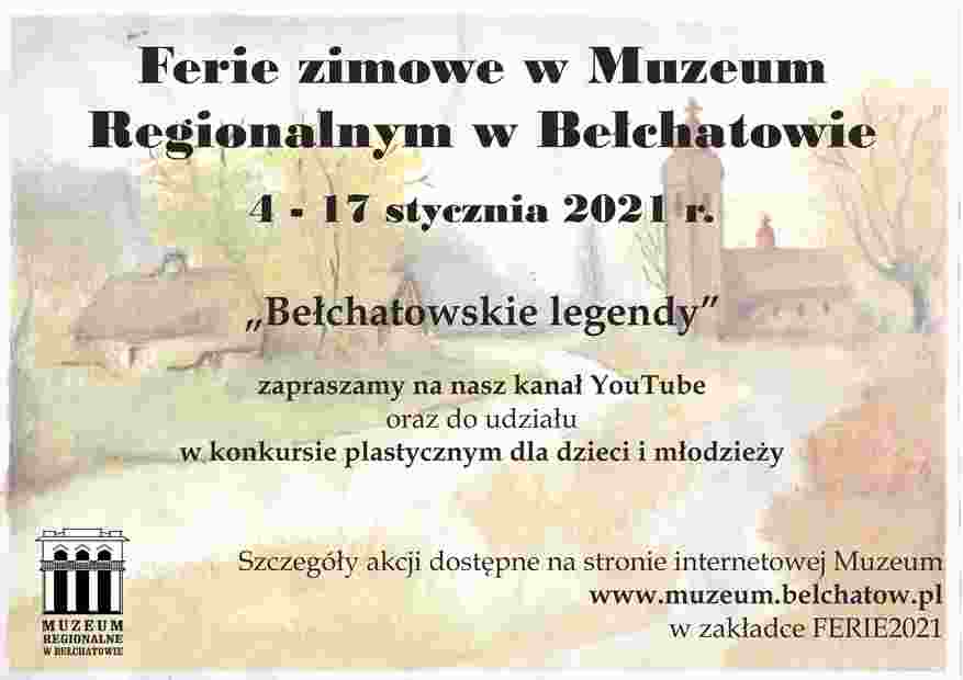 Bełchatowskie Legendy online i konkurs plastyczny - Muzeum Regionalne w Bełchatowie - Zdjęcie główne